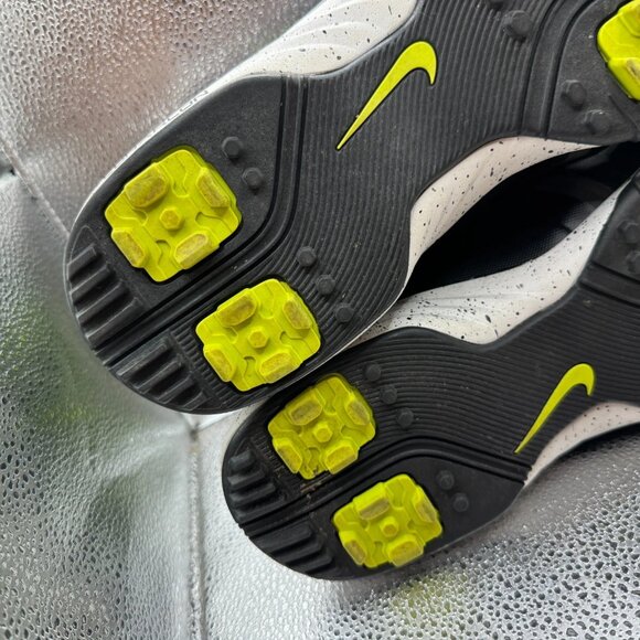 Size 12 Nike Lunar Bandon Mens Zip Up Mid‎ Black Volt Golf Shoes 552072-002 main image 8